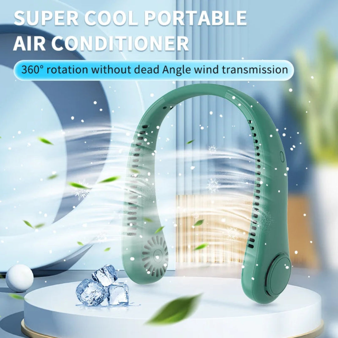 Hands-Free Rechargeable Neck Fan