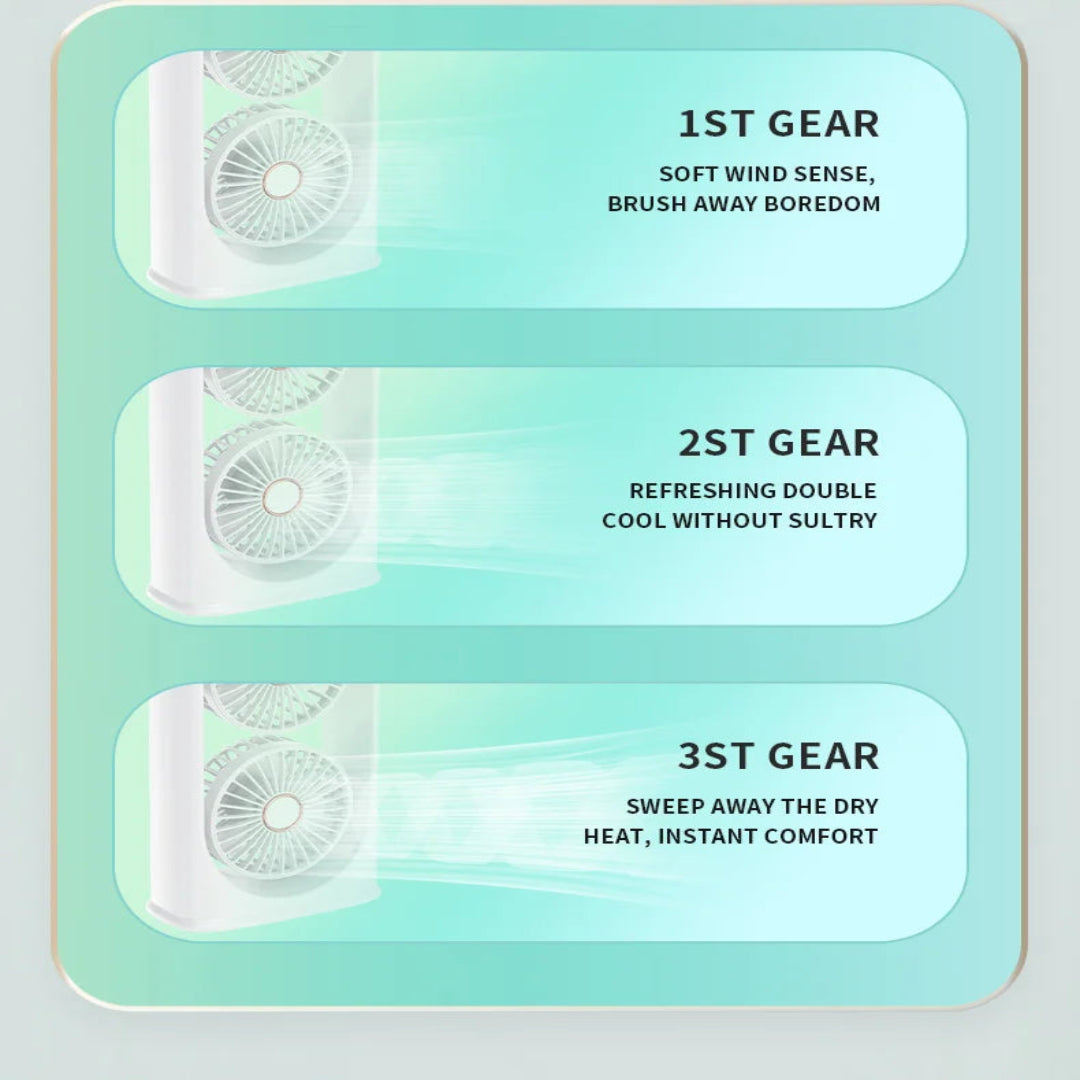 Desktop Misting Fan with 400ML Tank