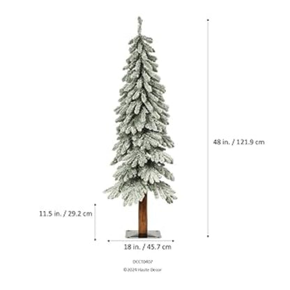Artificial Tree: Natural Looking Triple Alpine Tree Set