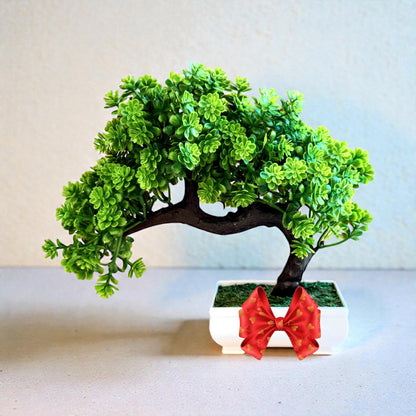 Elegant Artificial Bonsai Plant – Realistic Home Decor