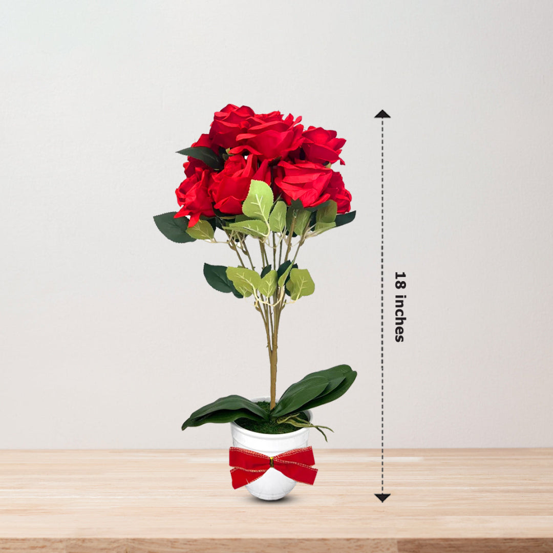 Picturesque Artificial Roses Stem in Color of Your Choice