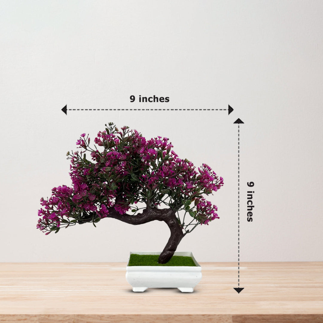 Sideways Bonsai (Artificial)-Good Gift