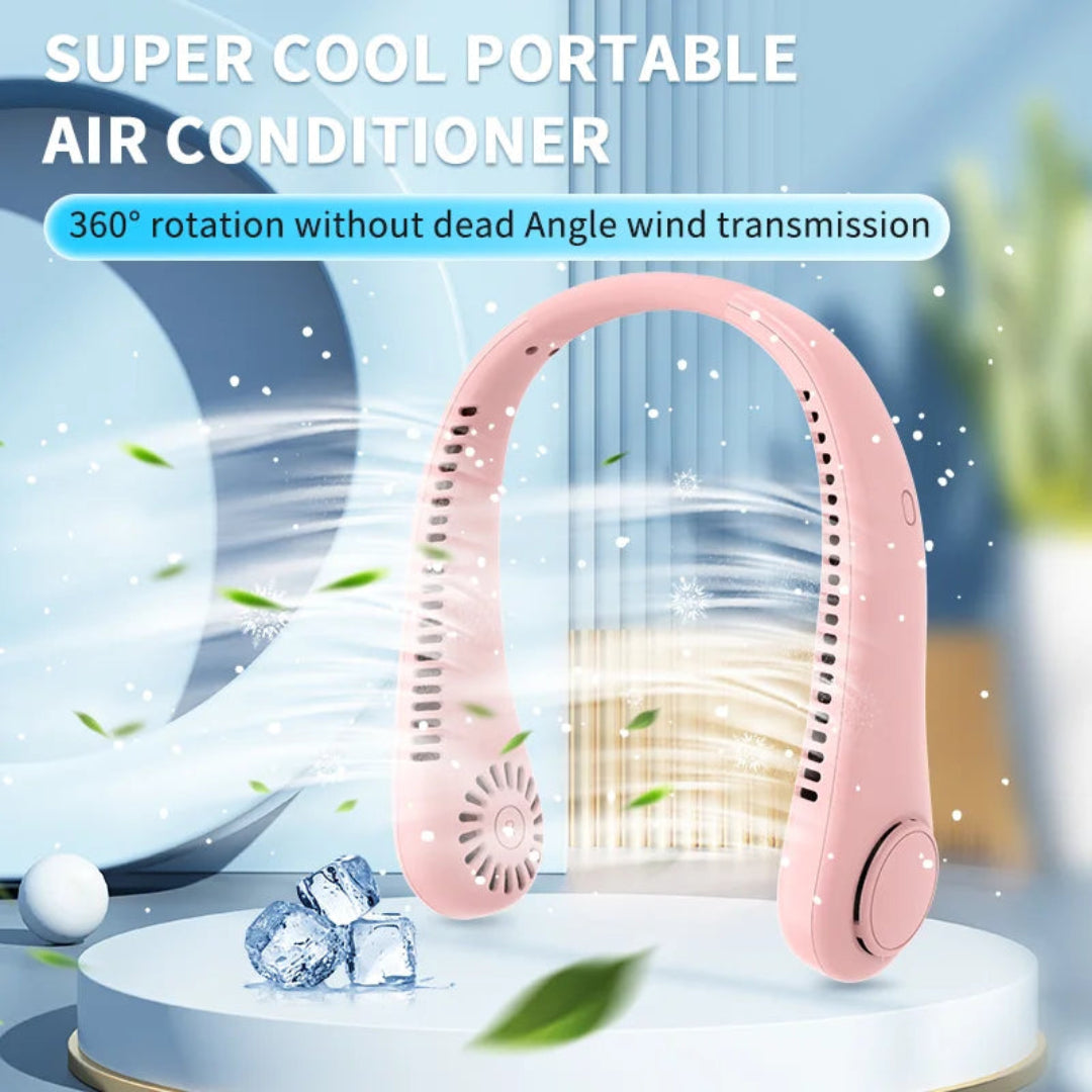 Hands-Free Rechargeable Neck Fan