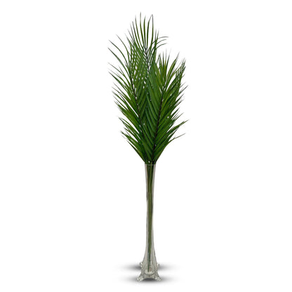 Artificial Stunning Leaves in Glass Vase -Good Gift