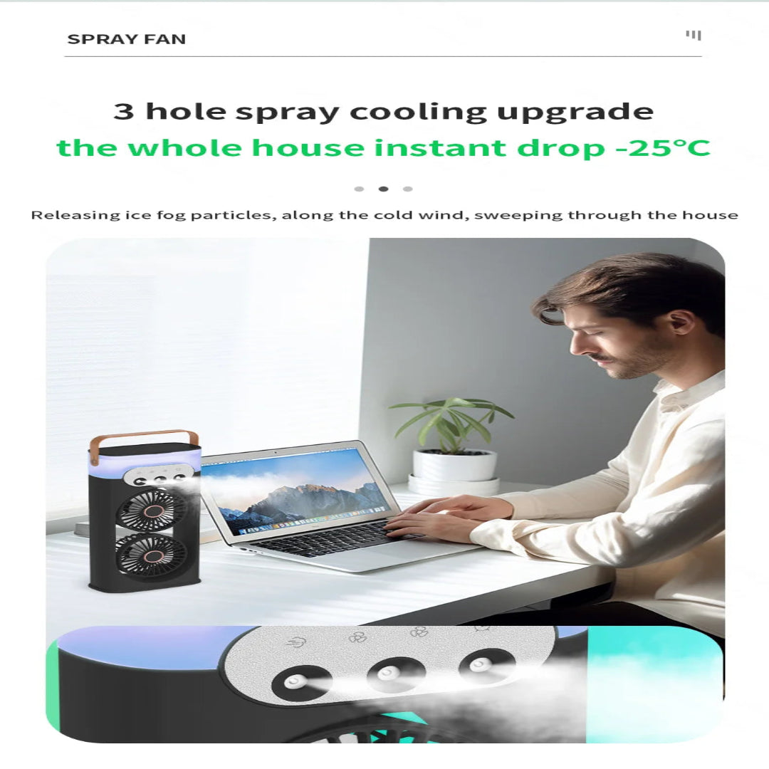 Desktop Misting Fan with 400ML Tank