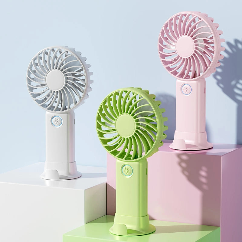 Handheld Fan with Phone Stand