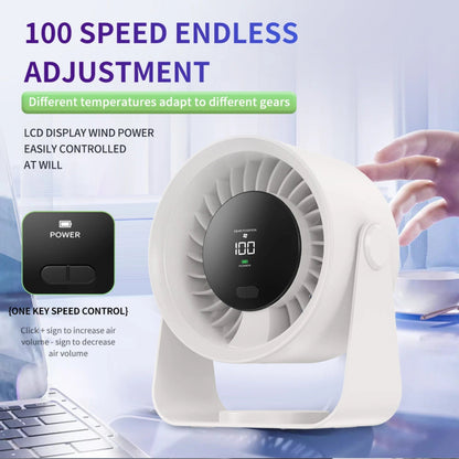 Rechargeable Desktop/Wall-Mounted Fan