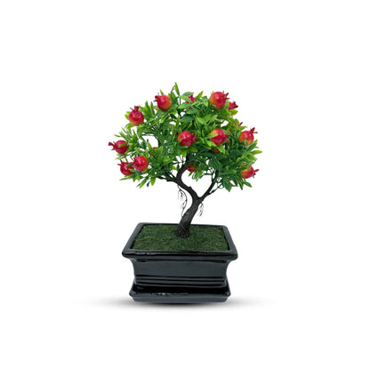 Gorgeous Artificial Mini Pomegranate Bonsai ~ The Perfect Christmas Gift