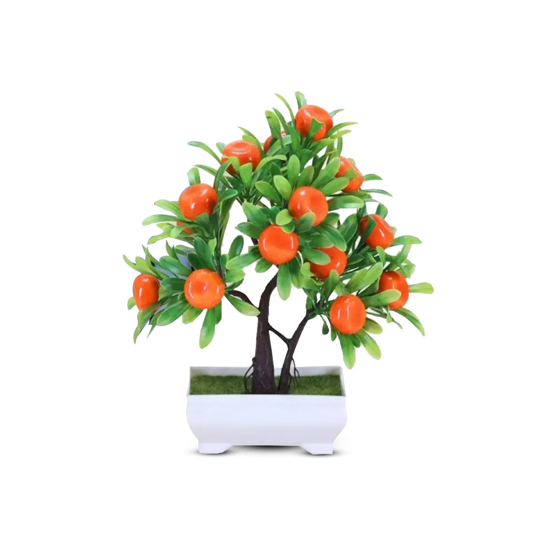 Gorgeous Artificial Mini Pomegranate Bonsai ~ The Perfect Christmas Gift