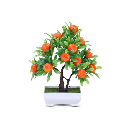 Gorgeous Artificial Mini Pomegranate Bonsai ~ The Perfect Christmas Gift