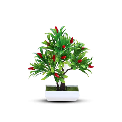 Gorgeous Artificial Mini Pepper Bonsai  ~ The Perfect Christmas Gift