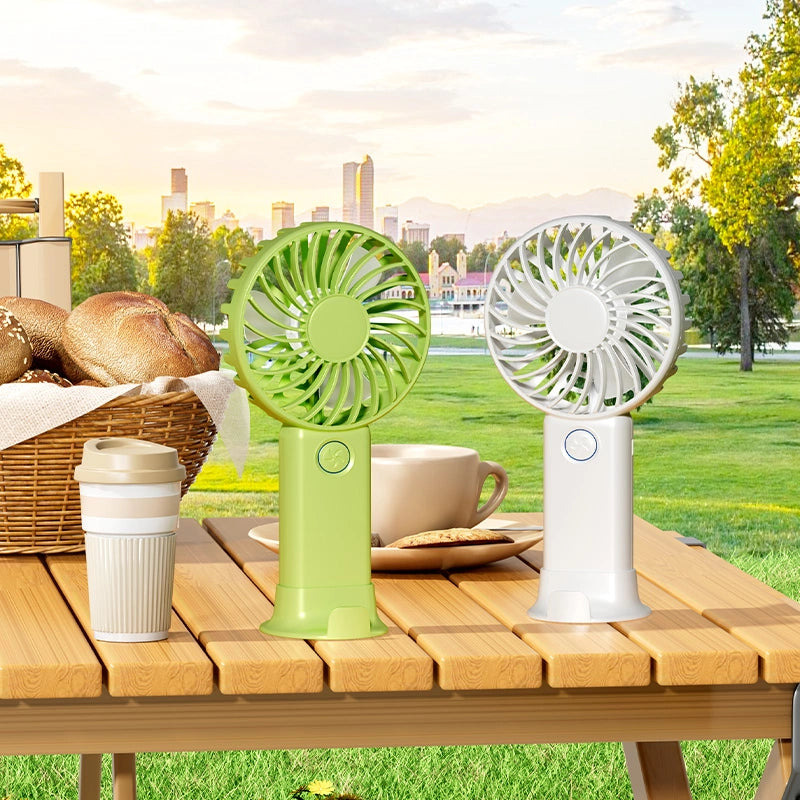 Handheld Fan with Phone Stand