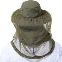 Camo Hat With Attached Headnet