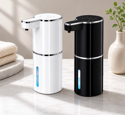 Luxury Touchless Automatic Foaming Soap Dispenser for Kitchens &amp; Bathrooms | Rechargeable &amp; Waterproof