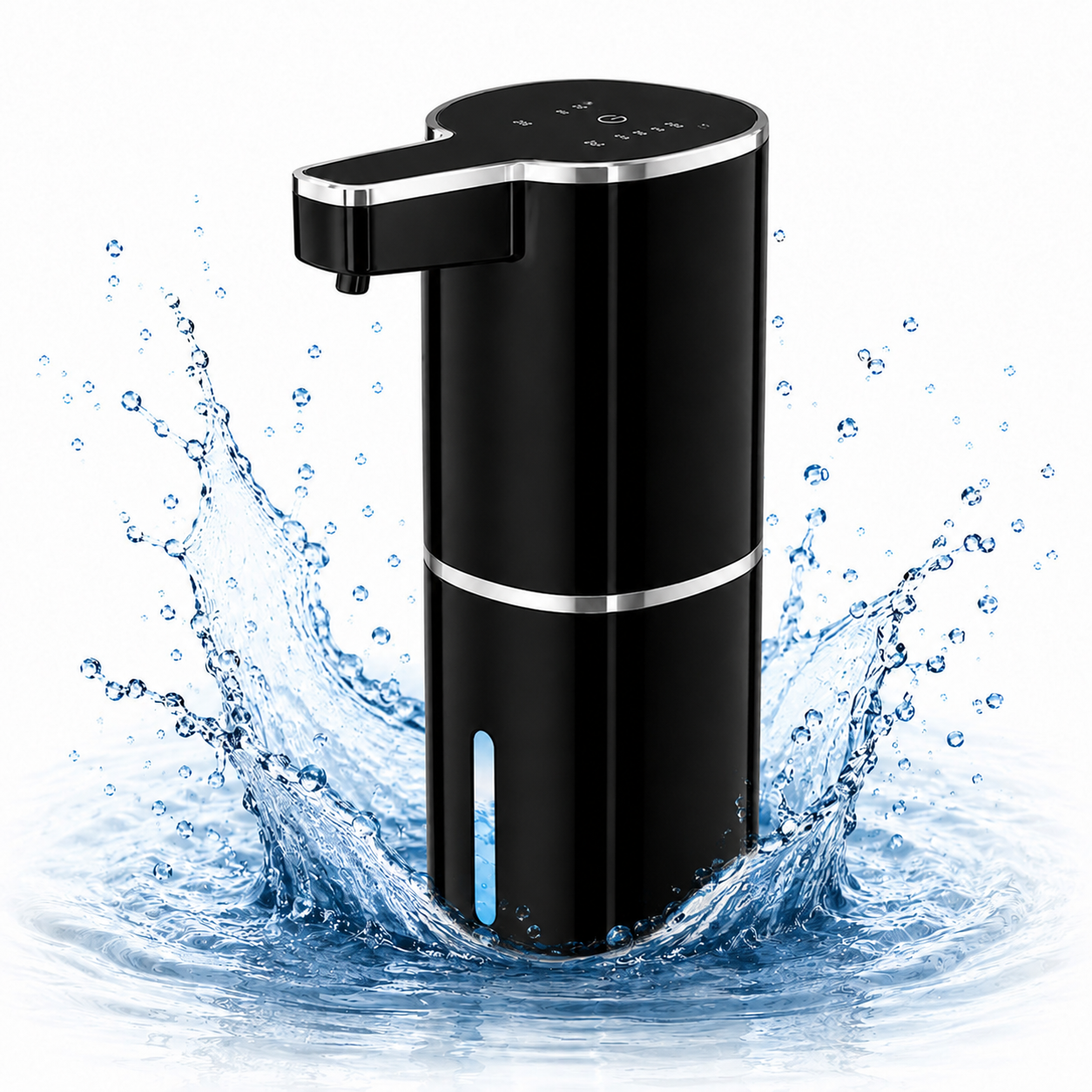 Luxury Touchless Automatic Foaming Soap Dispenser for Kitchens &amp; Bathrooms | Rechargeable &amp; Waterproof