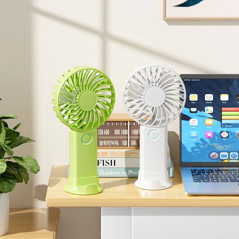 Handheld Fan with Phone Stand