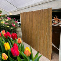 Bamboo Partition Wall, 8ft W x 6ft H.