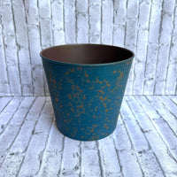 Blue color alluring pot planter for indoor and outdoor plants