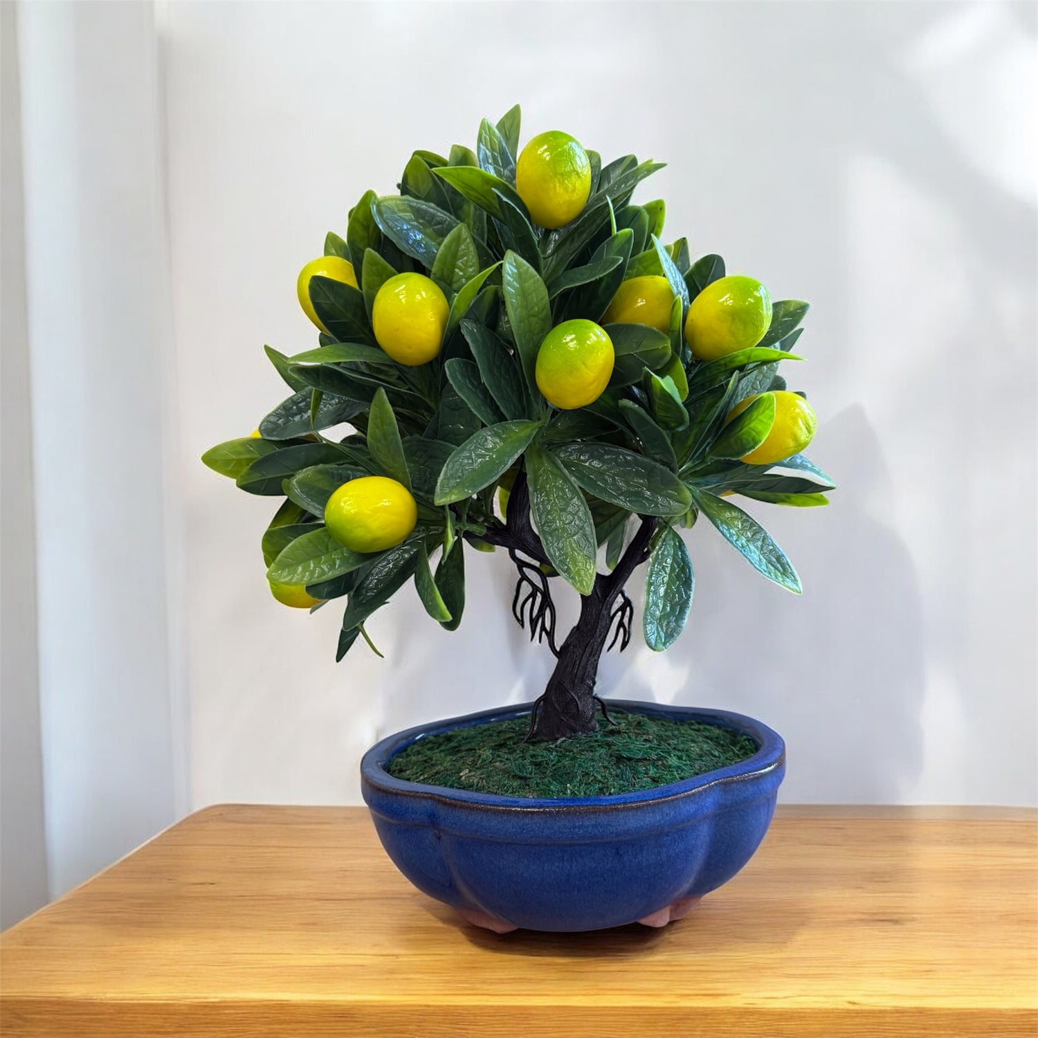 Artificial Mini Lemon Bonsai