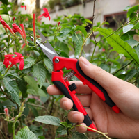 Pruning Scissors color:red opp bag packing without logo