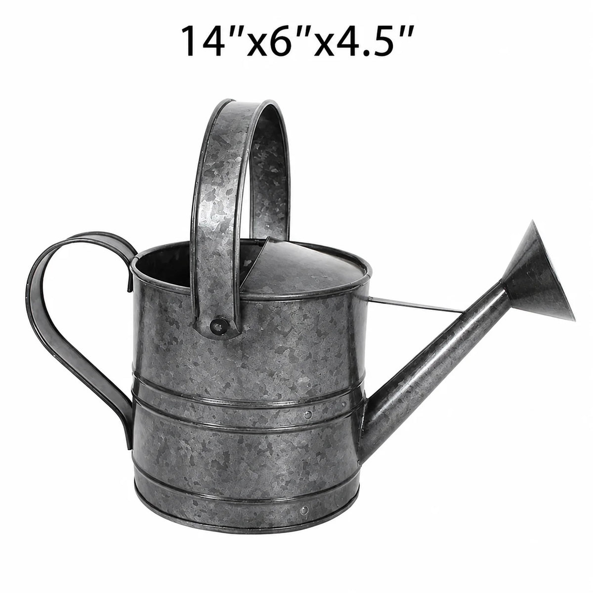 Watering Can Galvanized Platinum