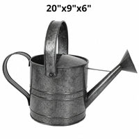 Watering Can Galvanized Platinum