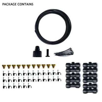 Brass Nozzle Spray Mist Cooling System