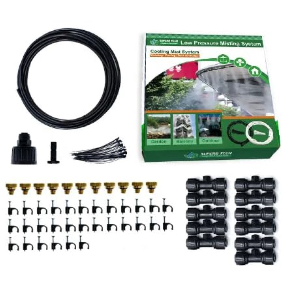 Brass Nozzle Spray Mist Cooling System