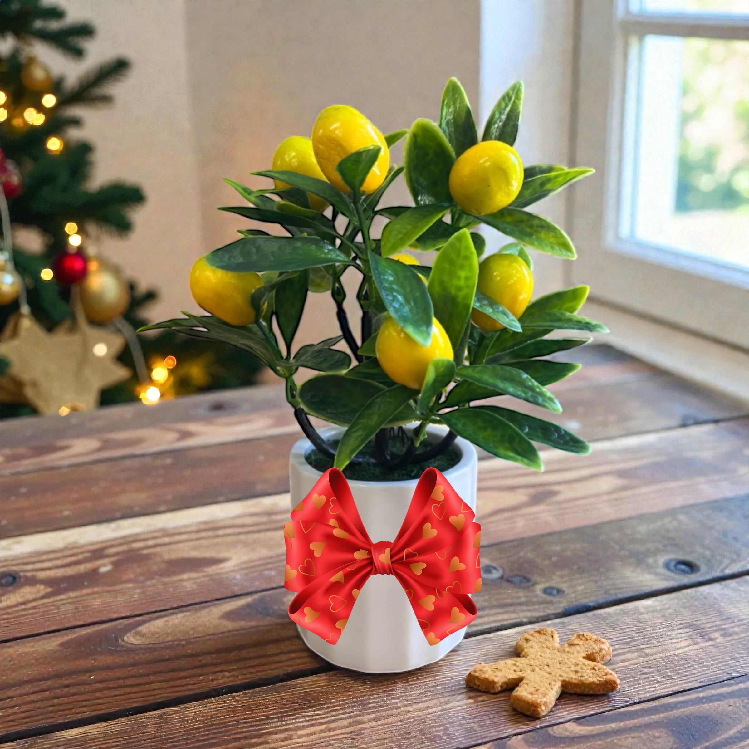Gorgeous Artificial Lemon Bonsai