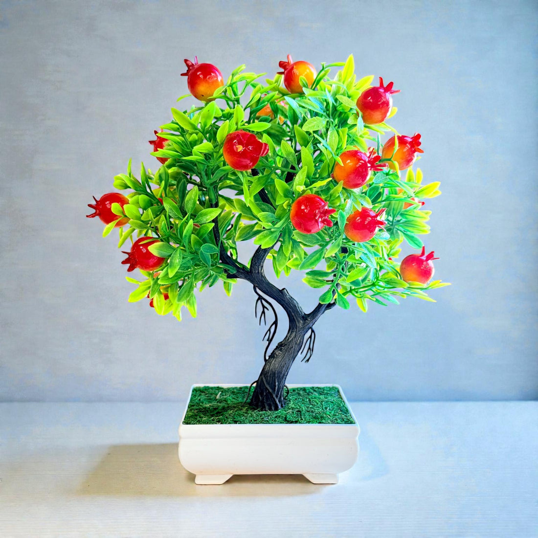 NEW - Gorgeous Artificial Pomegranate Bonsai Tree – Elegant Home &amp; Office Décor Gift