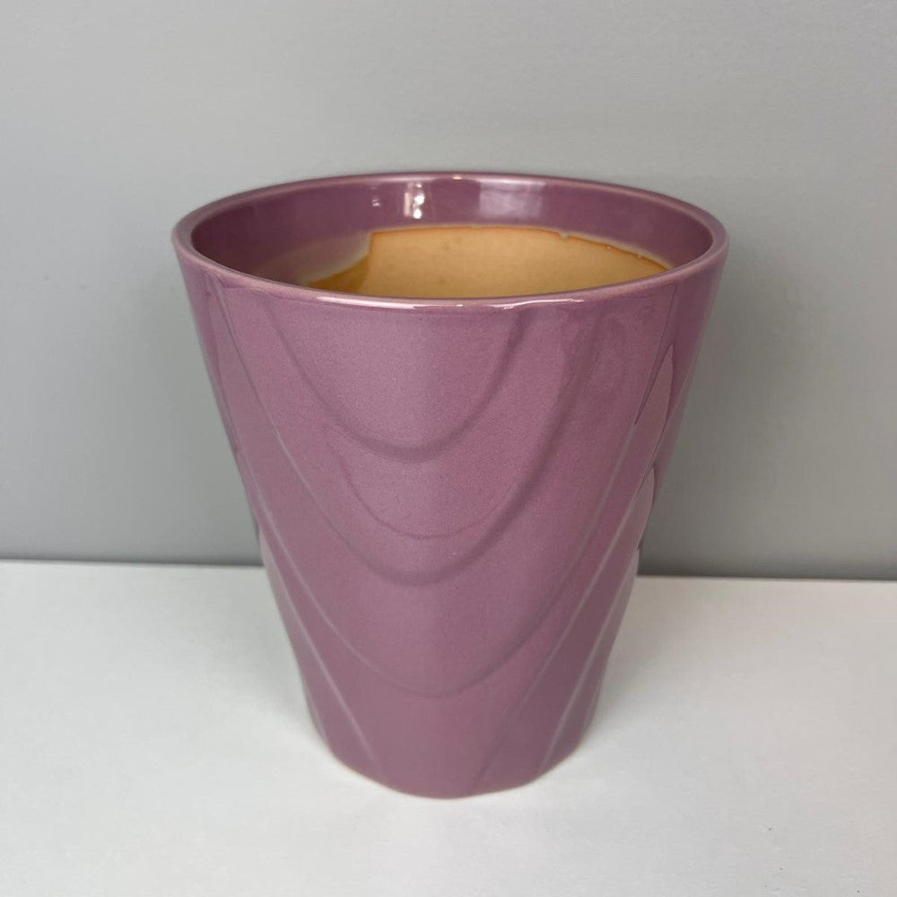 lilac ceramic plant pot Gorgeous Ceramic Planter in color of your choice buy online plants and trees at pixies Gardens