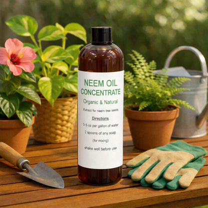 Neem Oil Organic, Excellent Organic Pesticide &amp; Fungicide(Concentrate)