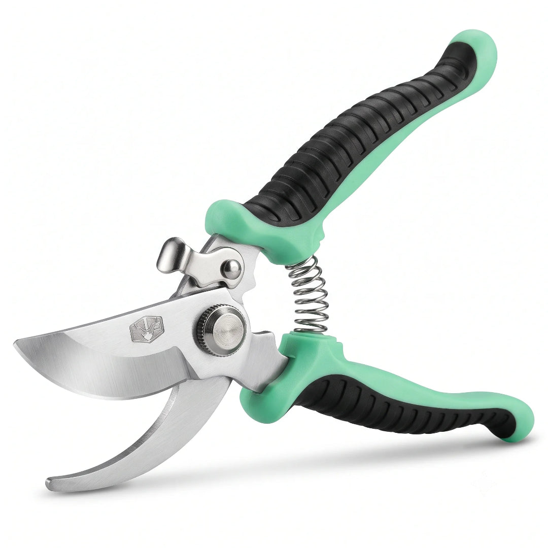 Plant Pruning Shears – 190mm Green Garden Hand Pruner