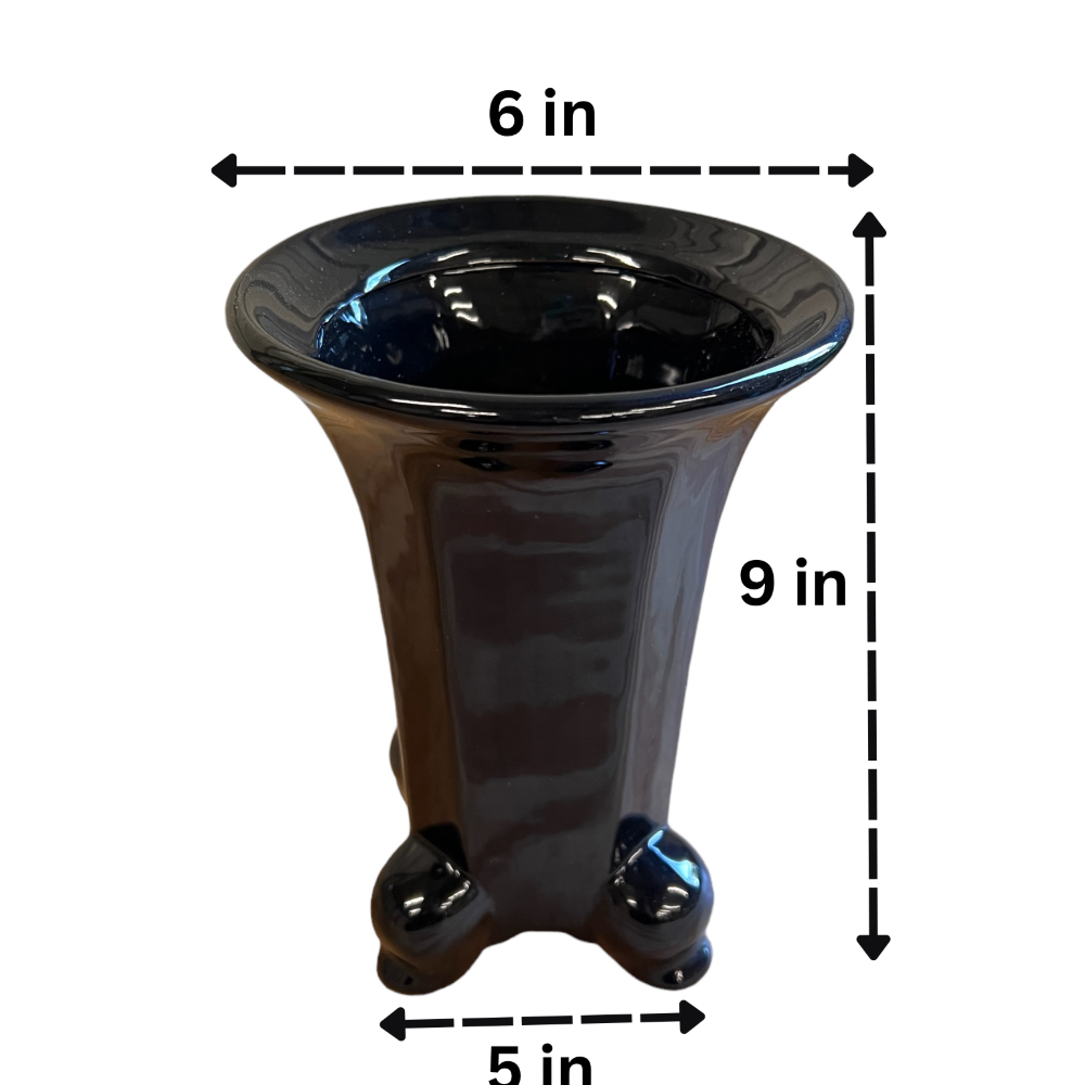 Gorgeous Black Cerramic Pot/Planter