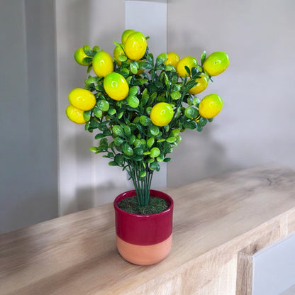 Artificial Lemon Bonsai  (Good Gift)