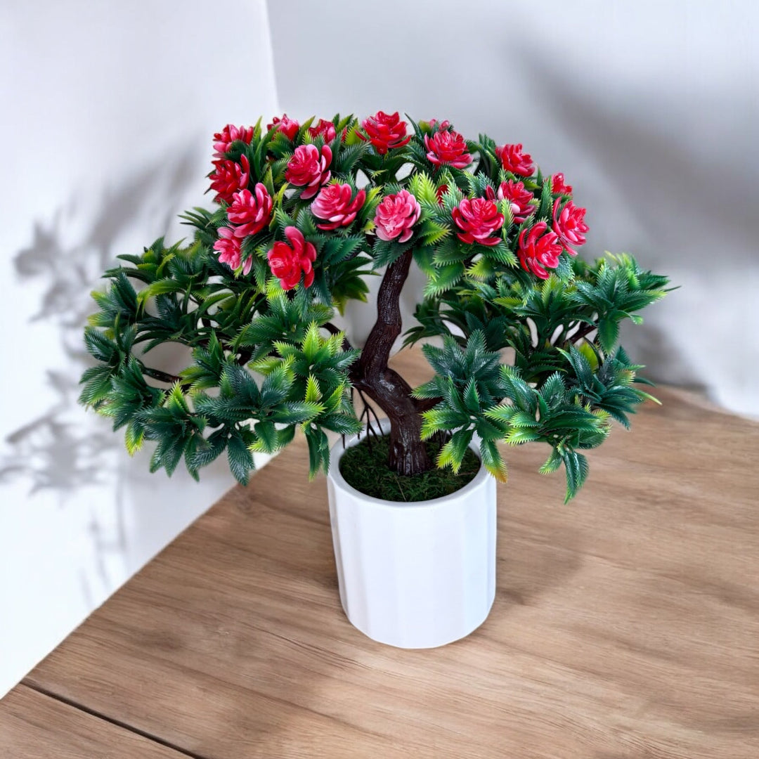 Artificial : Bonsai with Different Colored Flowers ~ The Perfect Gift