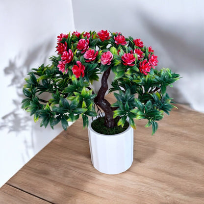 Artificial : Bonsai with Different Colored Flowers ~ The Perfect Gift