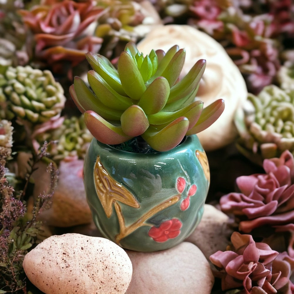 Gorgeous Mini Pot with Artificial Succulent