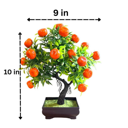 Mini Orange Bonsai Artificial