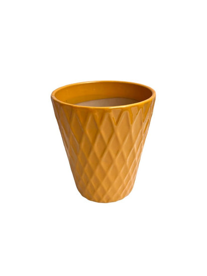 mustard plant pots indoor Alluring Mustard Ceramic Planter
