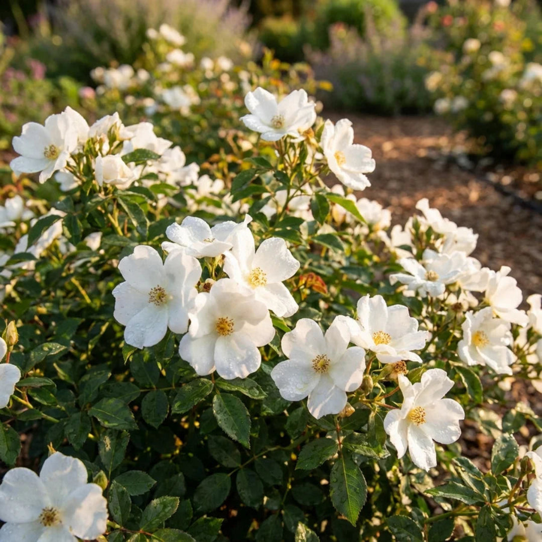 White Knockout Rose
