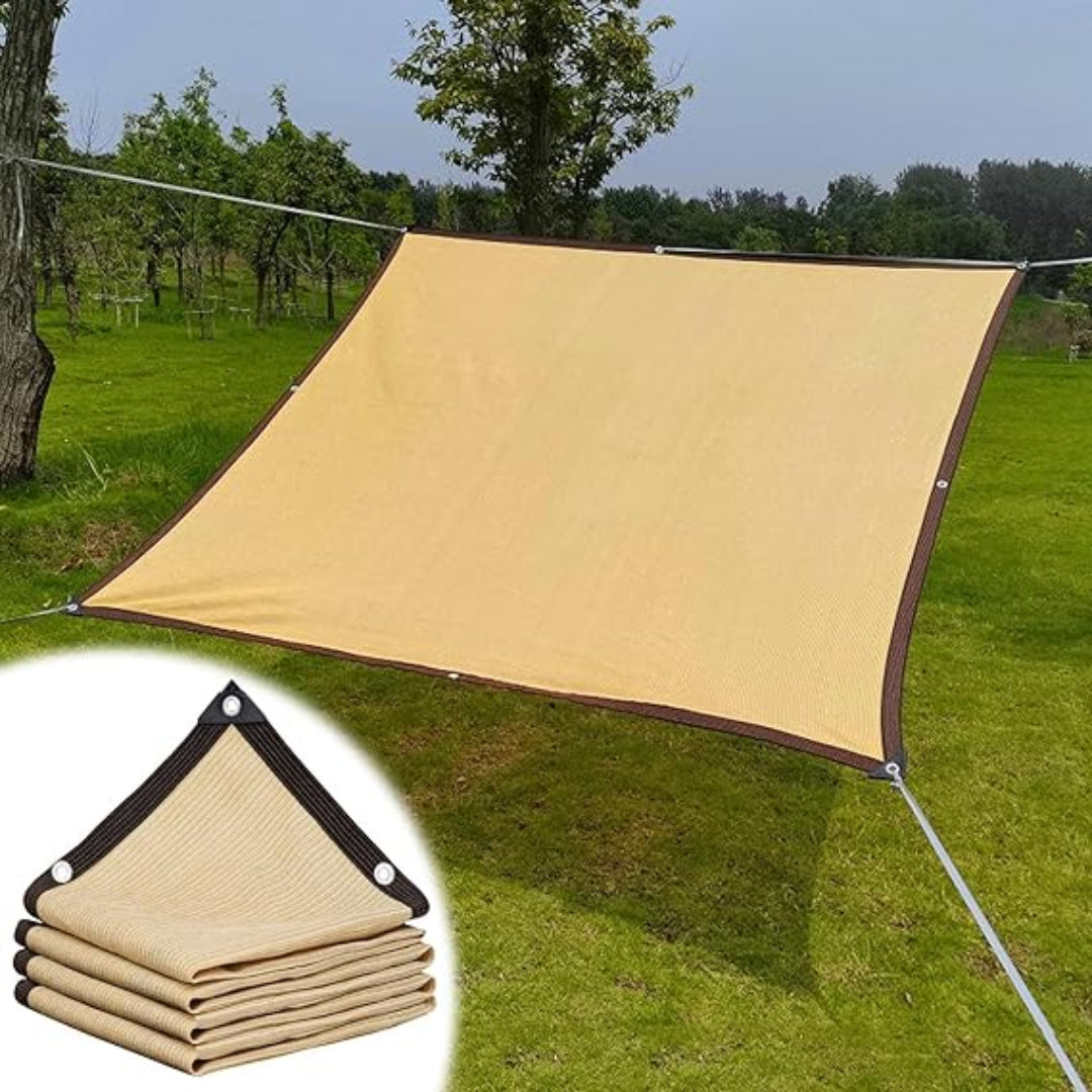 Sun Shade Canopy Tarp – Portable UPF 50+ UV Protection Outdoor Shelter | Lightweight Camping Tarp for Beach, Picnic, Hiking, Backyard &amp; Backpacking