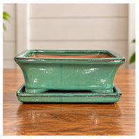 8" Professional Bonsai Planter with Matching Saucer
