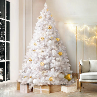 Artificial Tree : White Salem Pencil Tree with LED