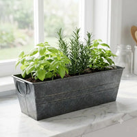 Galvanized Window Planter