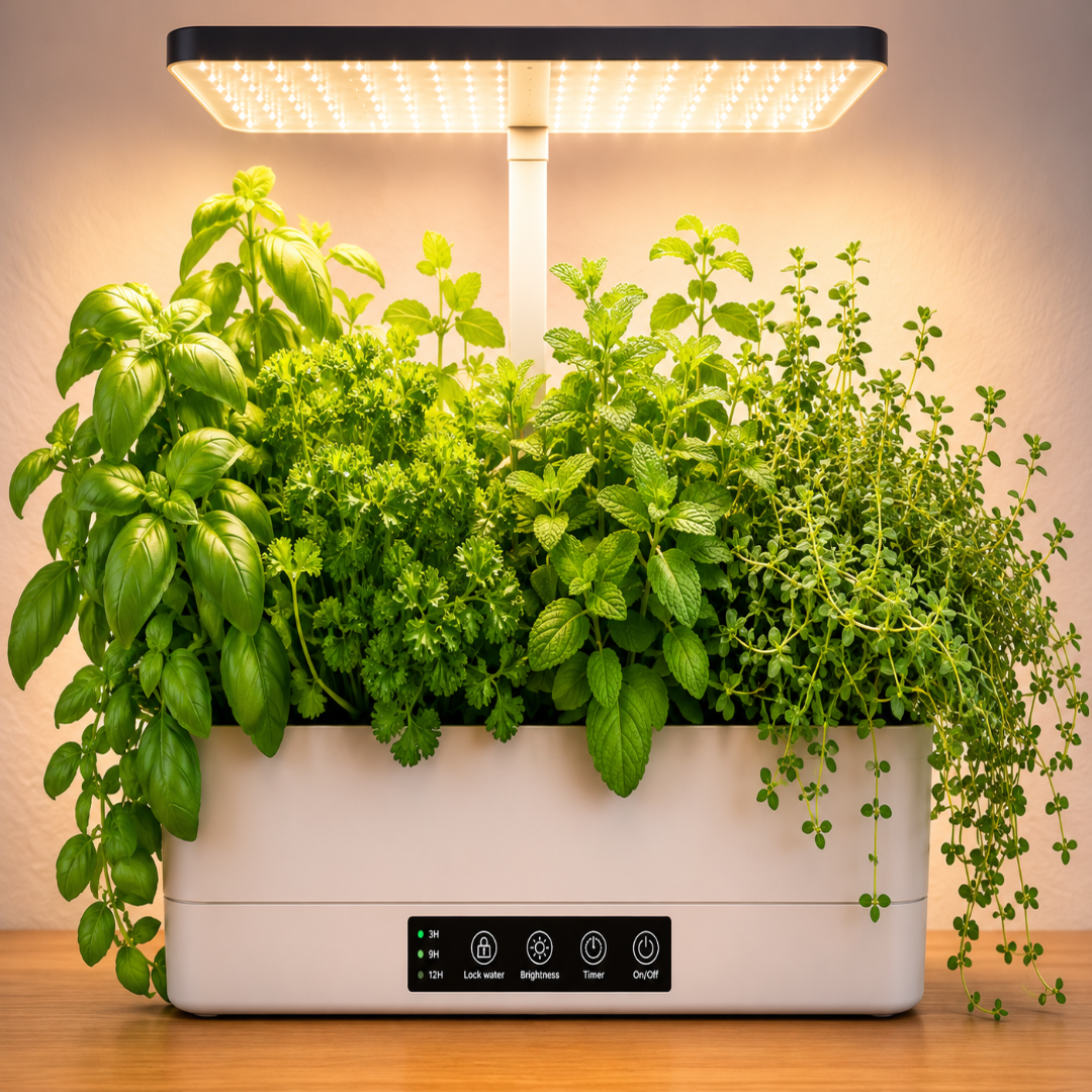 Pixies Gardens Indoor Hydroponic Growing System – Smart LED Indoor Garden Kit