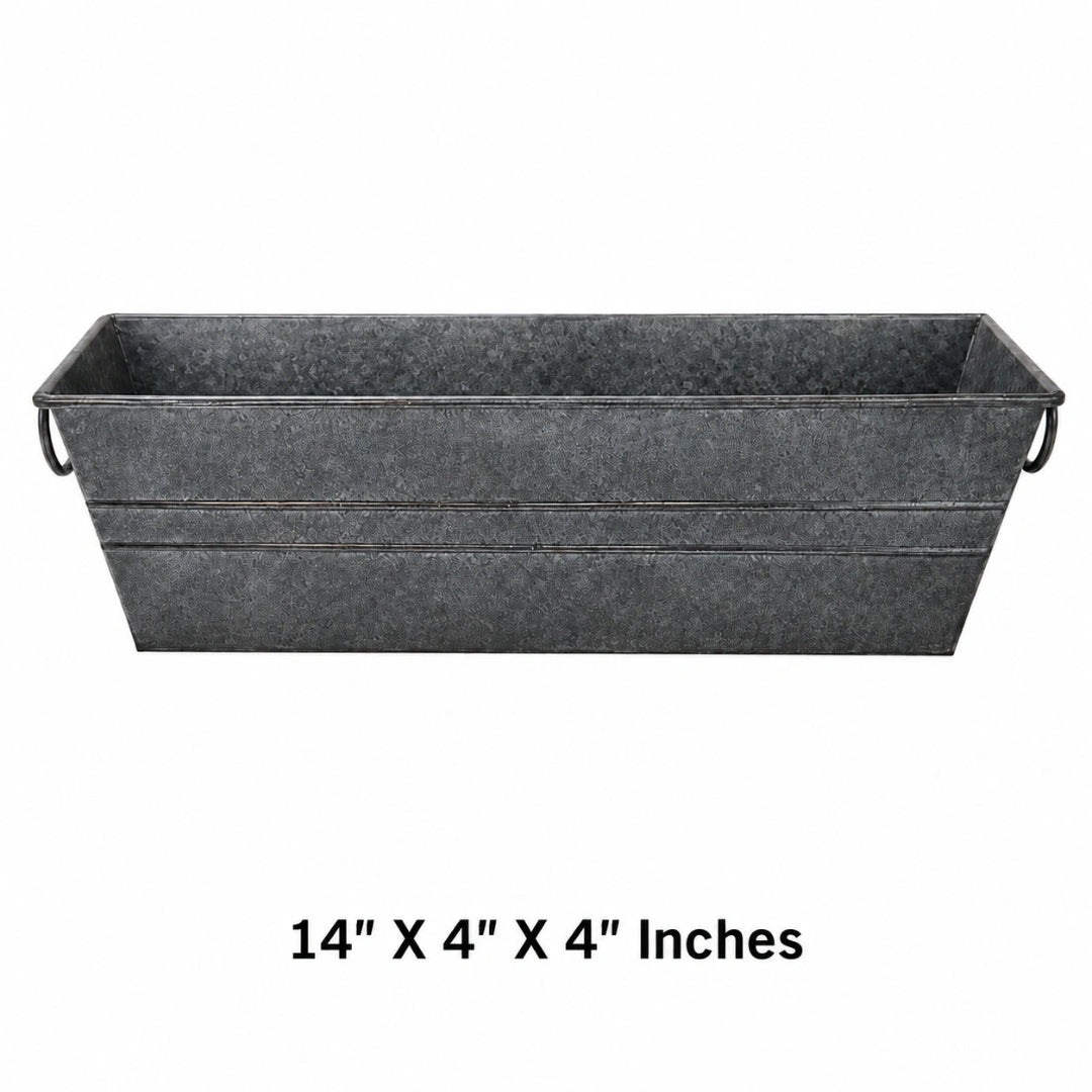 Galvanized Window Planter