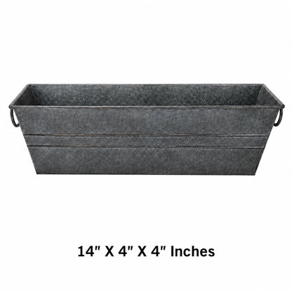 Galvanized Window Planter