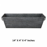 Galvanized Window Planter