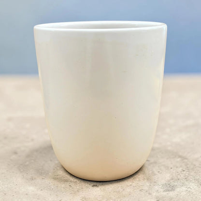 Modern White Ceramic Plant Pot for Indoor Plants